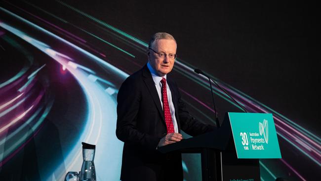 Reserve Bank governor Philip Lowe plans to stick around as long as he is needed, amid calls to quit. Picture: Christian Gilles/NCA NewsWire