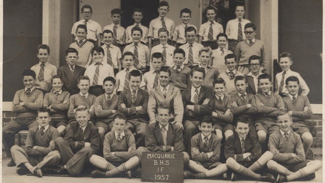 One of the earlier classes at the school in 1957