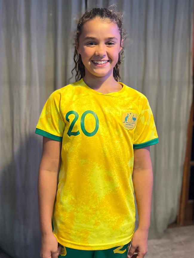 Lola, of Woollamia, dreams of starting for the Matildas one day.