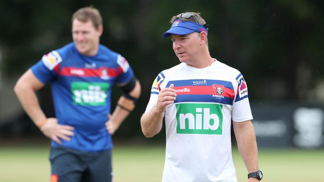 Newcastle coach Adam O’Brien did his apprentice under Craig Bellamy in Melbourne