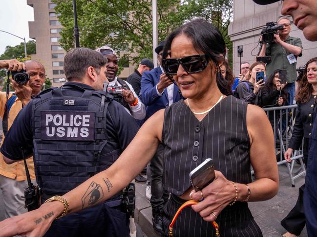 Ex-assistant Capricorn Clark leaves court after testifying. Picture: Getty Images via AFP
