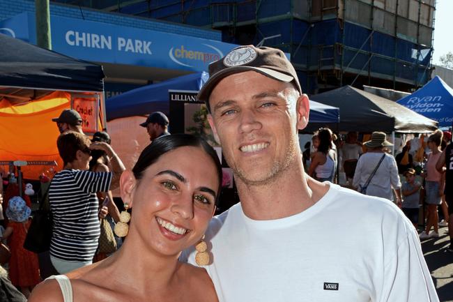 Jess Kelly and Ryan Dawson at Chirn Park Street Festival. Picture: Regina King