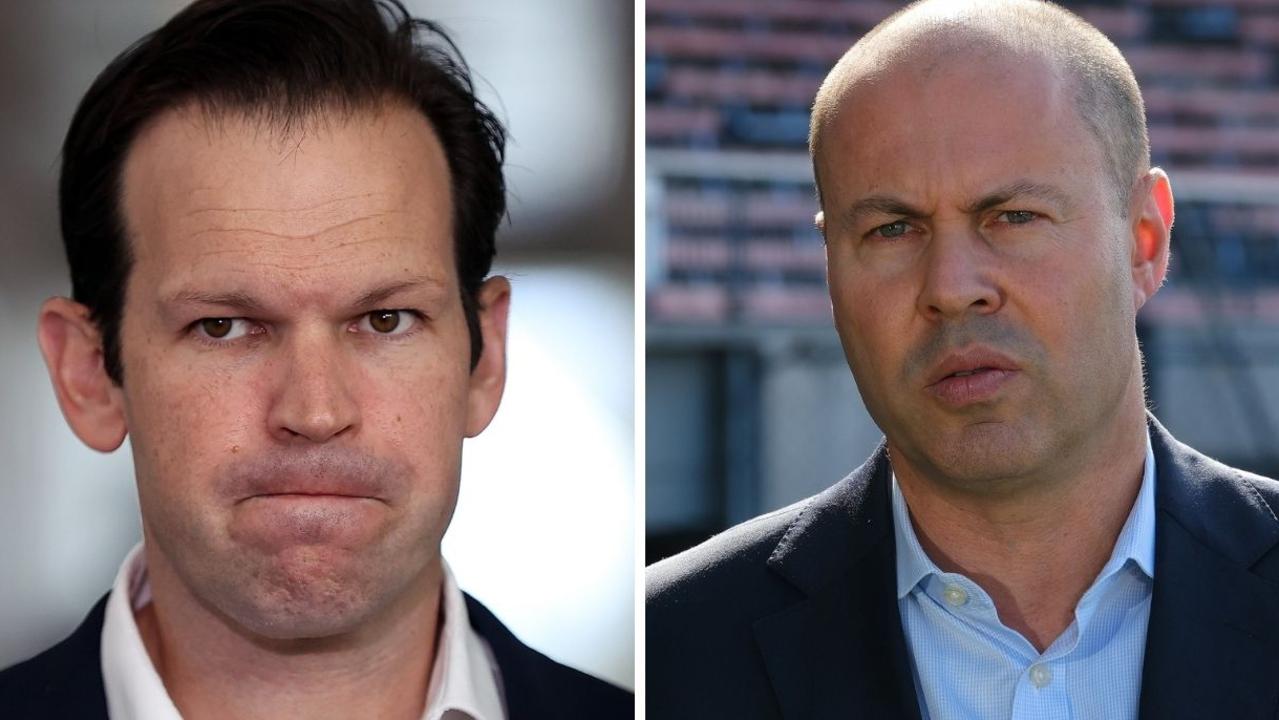 Matt Canavan and Josh Frydenberg have clashed over the climate wars.