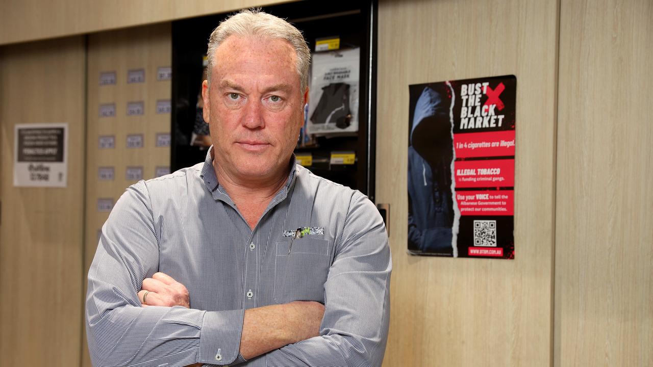 Small business owner Tyrone Jones is unhappy with dodgy cigarette retailers and those suppling the blackmarket. Cleveland Friday 2nd August 2024 Picture David Clark