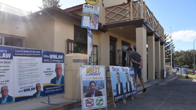 Voters at Main Beach polling Station. (Photo/Steve Holland)