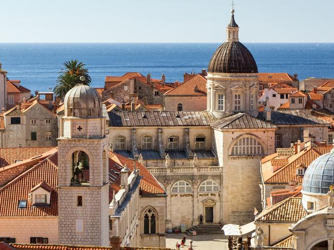 Dubrovnik Old Town CroatiaOld Town's skyline with red roofs and churches' and cathedrals' towers in Dubrovnik, CroatiaPhoto - GettyEscape 24 April 2022Touring cover feature