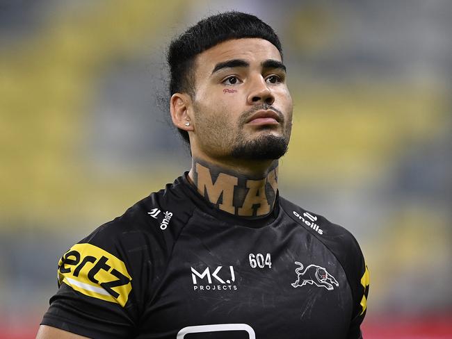 Taylan May is fighting for his NRL career. Picture: Ian Hitchcock/Getty Images