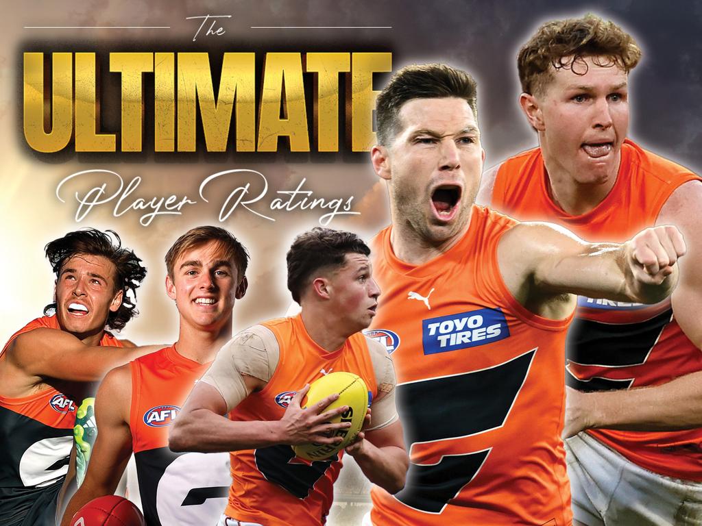 AFL 2025 GWS ultimate player ratings Toby Greene, Tom Green, Sam Taylor Herald Sun