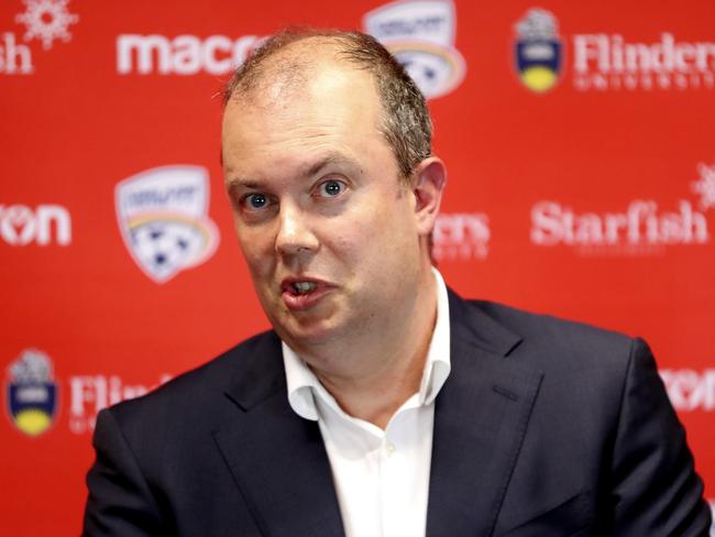 SOCCER - A-League -Adelaide United chairman Piet van Der Pol. Picture SARAH REED