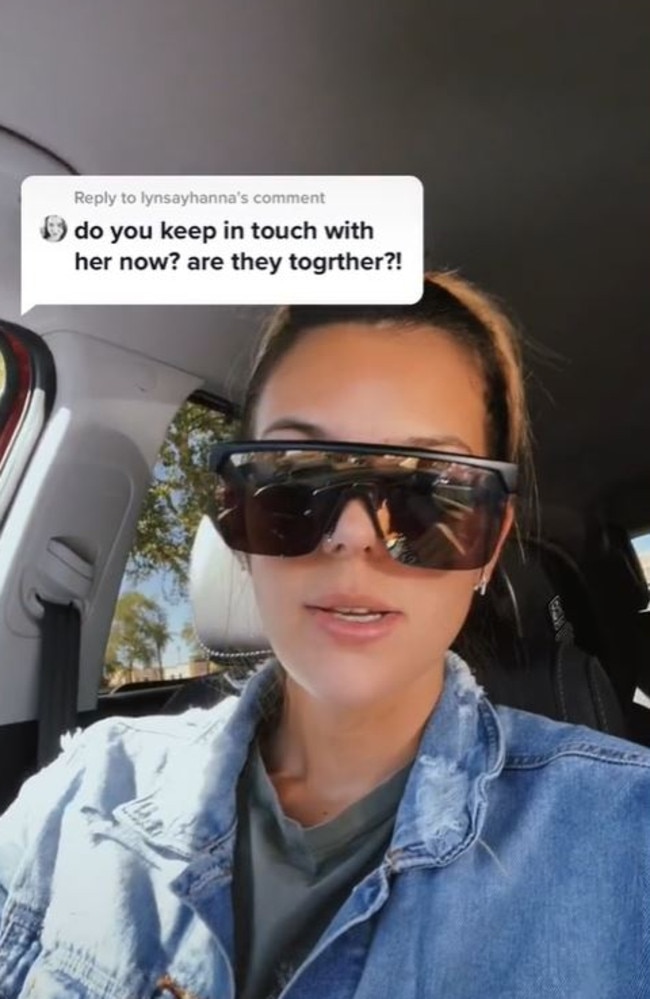 The pair admitted the affair but neither Hailey or her friend are with her now ex-husband. Picture: TikTok/haileymae93