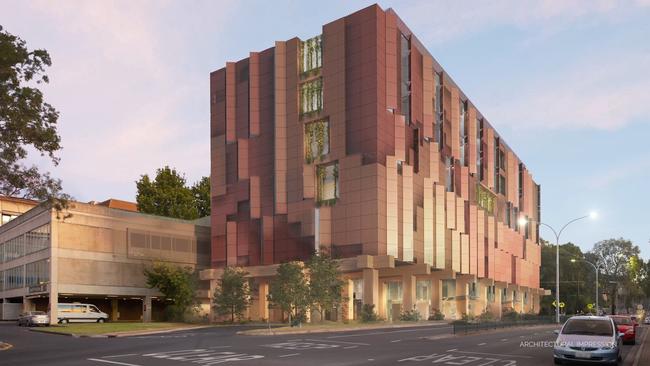 Artist impression of the planned 98-bed tower at Flinders Medical Centre.