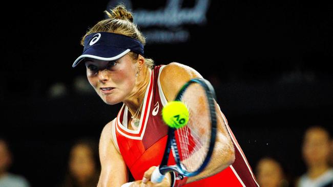 Australia's Olivia Gadecki is on court early on Tuesday. Picture: Getty