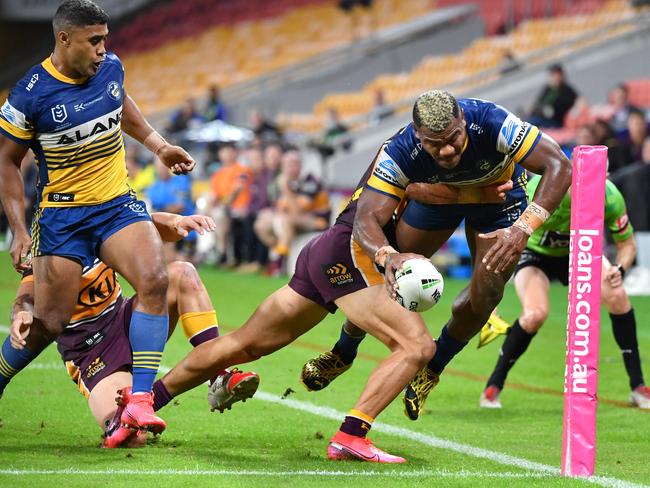 The Parramatta Eels smashed the Brisbane Broncos. Picture: AAP