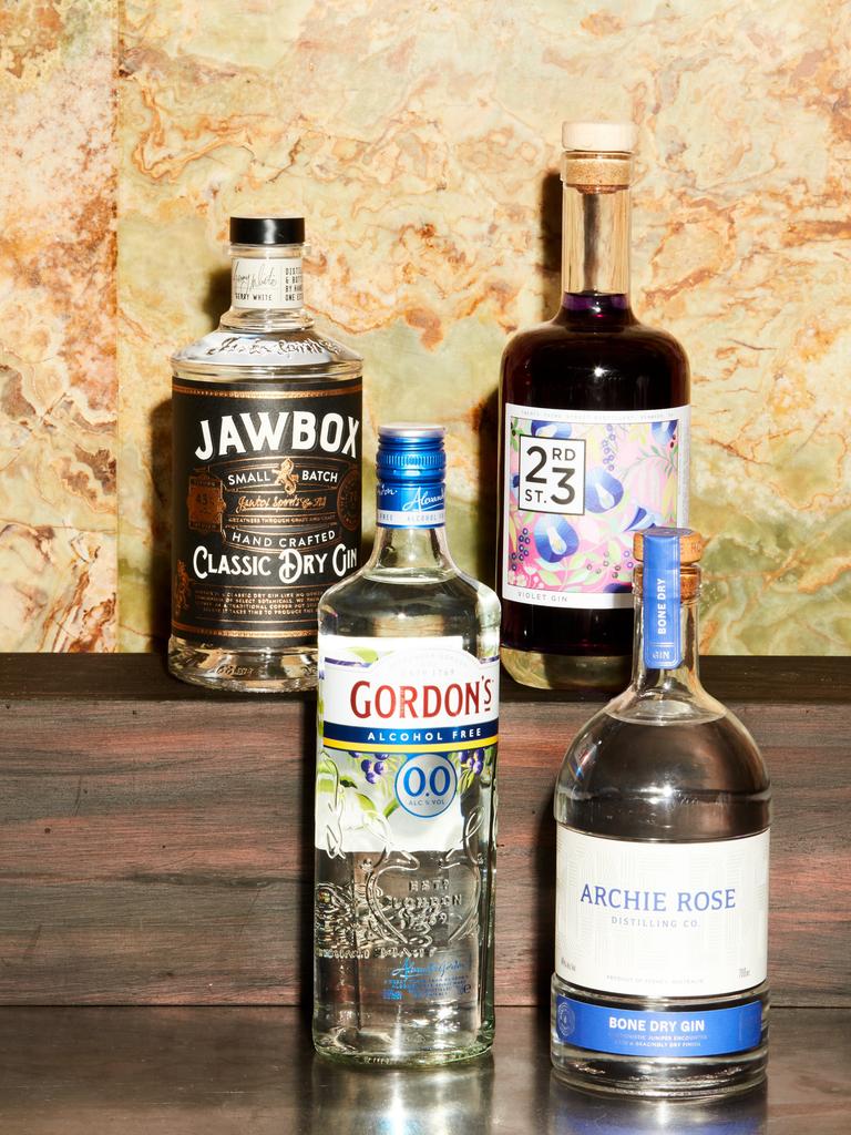 The gin winners from the inaugural Dan Murphy’s Decoded Spirits Awards.