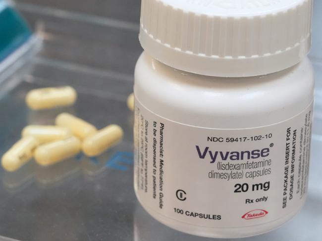 Vyvanse (lisdexamfetamine dimesylate) medication has been in short supply in Australia since last year. Picture: Getty Images