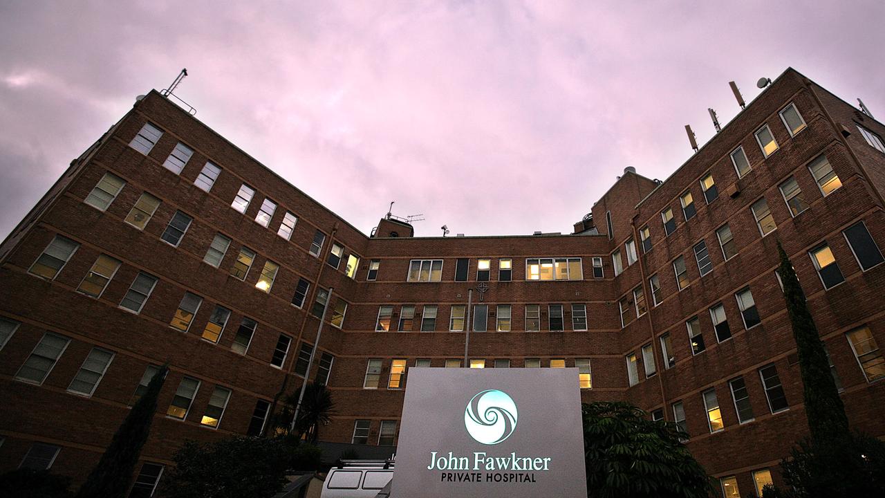 John Fawkner Private Hospital, which is owned by Healthscope, in Melbourne. Picture: Luis Enrique Ascui/Bloomberg News