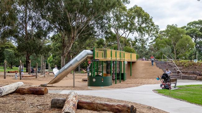 The new playground at Wattle Park.