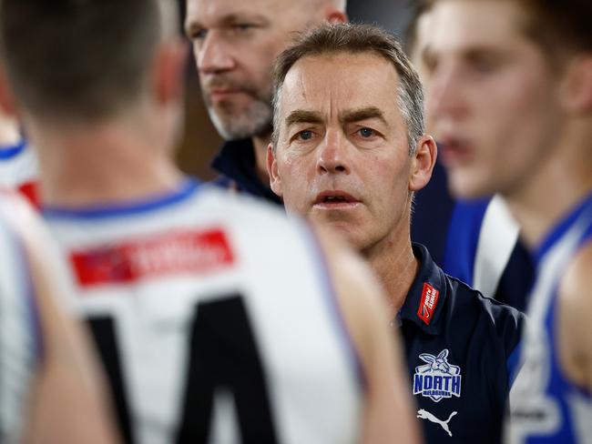 Alastair Clarkson has had a disastrous start to his stint as North coach. Picture: Michael Willson/AFL Photos