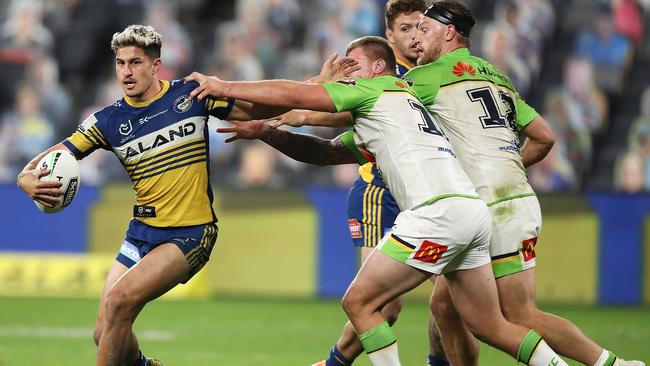 Dylan Brown holds the key to the Eels’ finals hopes. Picture: Mark Kolbe/Getty Images