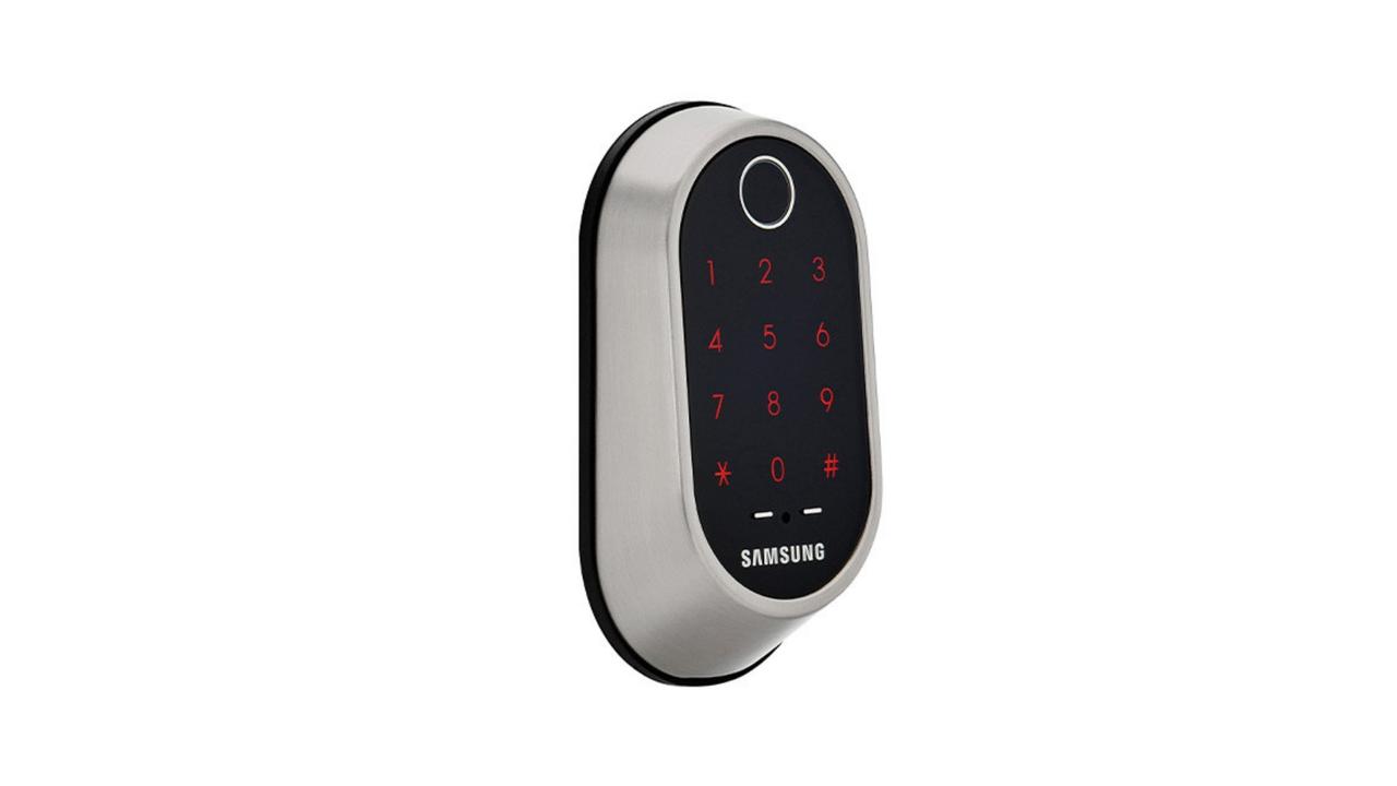 Samsung Deadbolt A30 Smart Lock. Image: Bing Lee.