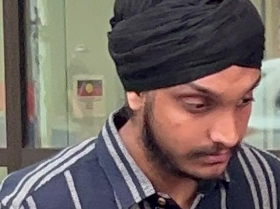 Singh has pleaded guilty to stealing the woman's jewellery. Picture:  Tileah Dobson