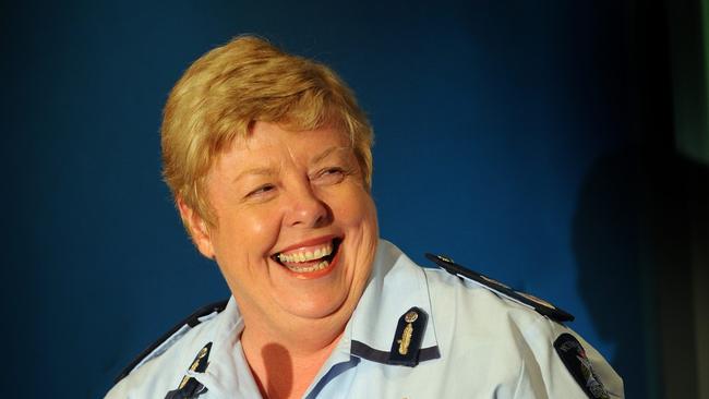 Then Victorian Chief Commissioner of Police Christine Nixon on her last day in the office.