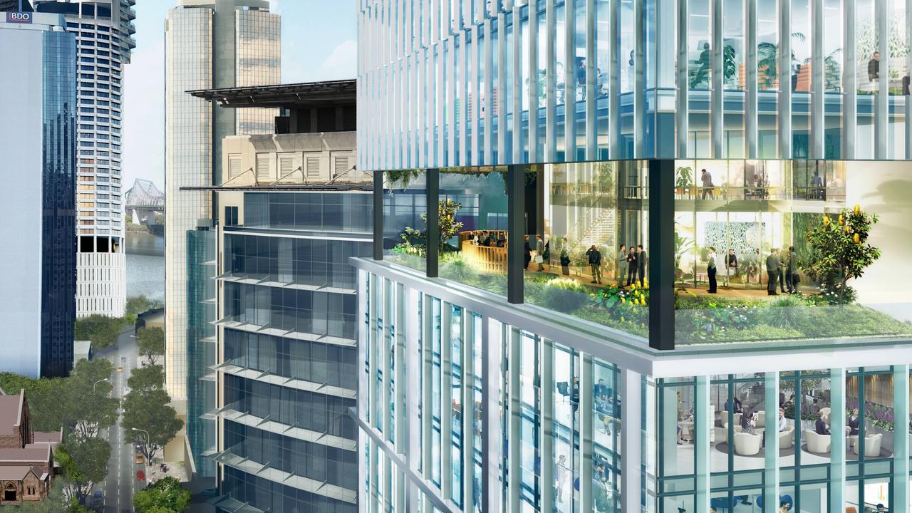 Artist's impression of Ashe Morgan and DMANN Corporation's Midtown Centre tower which will be completed in the middle of the year.