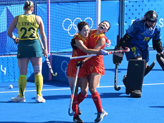 The Hockeyroos’ Olympic defeat to China will be still be fresh on their mind when the two teams meet in February. Picture: AFP