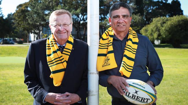 AOC boss John Coates and Wallabies great Gary Ella have joined the 2027 Rugby World Cup bid advisory committee. Picture: John Feder