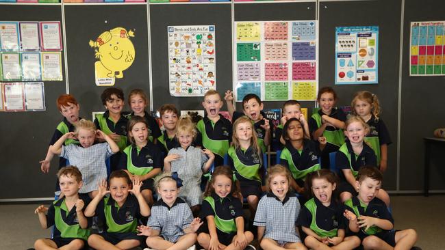 MFY Norfolk Village State School Class DH. PREP DH BACK ROW (L-R): Archer Hardcastle, Keanu Mobourne, Cassia Lucarelli, Paxton De Brenni, Zane Agotic, John O’Brian, Stanley Richard-Zaljevic, Zoe Tahana. Nevaeh Free MIDDLE ROW (L-R): India Buckard. Brooke Foster, Annabelle Kelly, Keeley X, Esha Kumar, April Gilbert FRONT ROW (L-R): Aedan Clucas, Lennox Edwards-Dunn, Koa Young, Evelynne Parsons, Georgia Band, Dahlia Vela-Cortes, Hamish Davis Photograph : Jason O'Brien