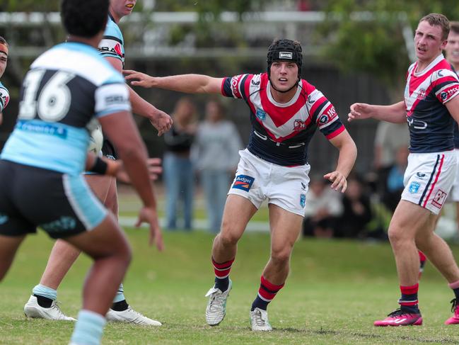 Rookie Toby Rodwell is a halves option for the Roosters. Picture: Adam Wrightson Photography