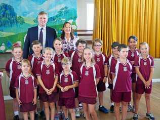 New students at Wallangarra State School. Picture: Contributed