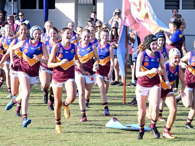 Action from Saturday's McDonaldâ€™s South East Queensland Youth Grand Finals played at Yeronga AFC. 2 September 2023. Picture, John Gass