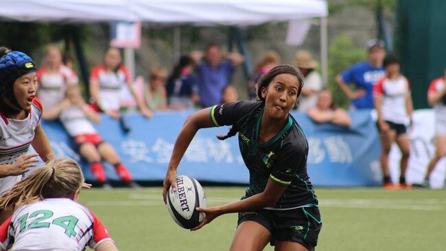 Jiniah Faumui is a state netball and rugby union player.