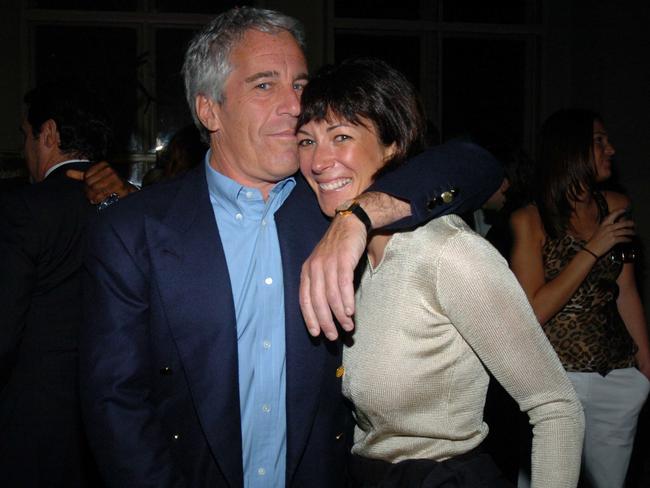 Jeffrey Epstein and Ghislaine Maxwell attending de Grisogono Sponsors The 2005 Wall Street Concert Series Benefitting Wall Street Rising on March 15, 2005 in New York City. Picture: Getty Images