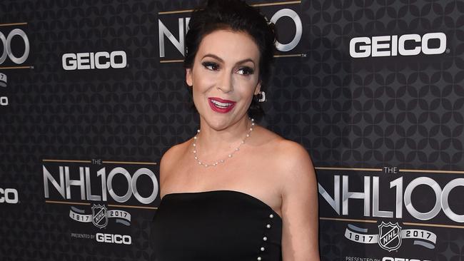 Alyssa Milano has revealed how her close friend is doing. Picture: AFP