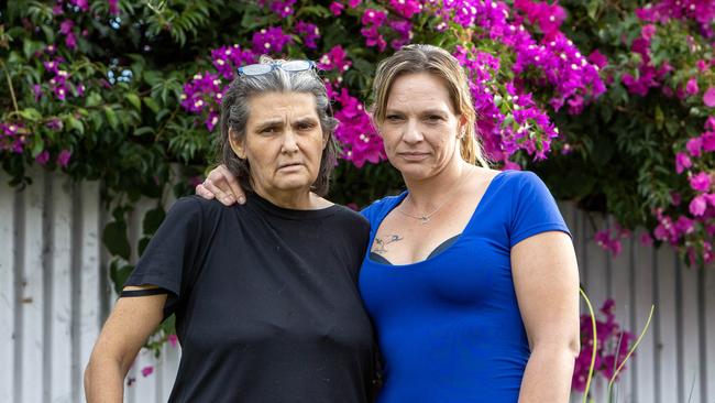 Crystal Hanley, pictured with friend Meegan Cox, says she will fight charges against her over her daughter’s death “all the way”. Picture: Emma Brasier