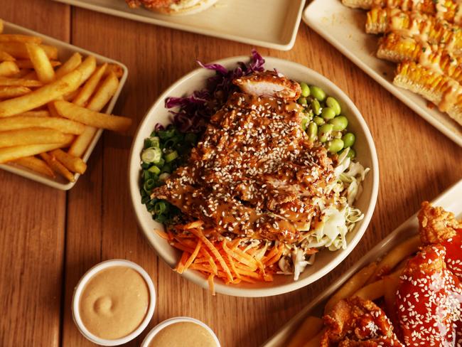 Food at a new venue - Fricken - has opened up on the Gold Coast, Pic Annette Dew
