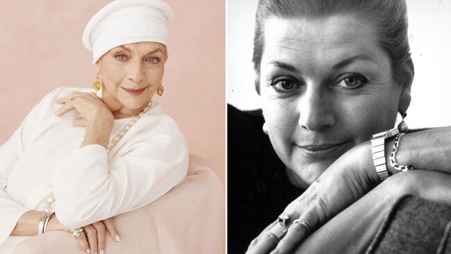 Fashion legend Maggie Tabberer on the 90th cover of Australian Women's Weekly at 86, left, and back in 1988, right. Pictures: Supplied