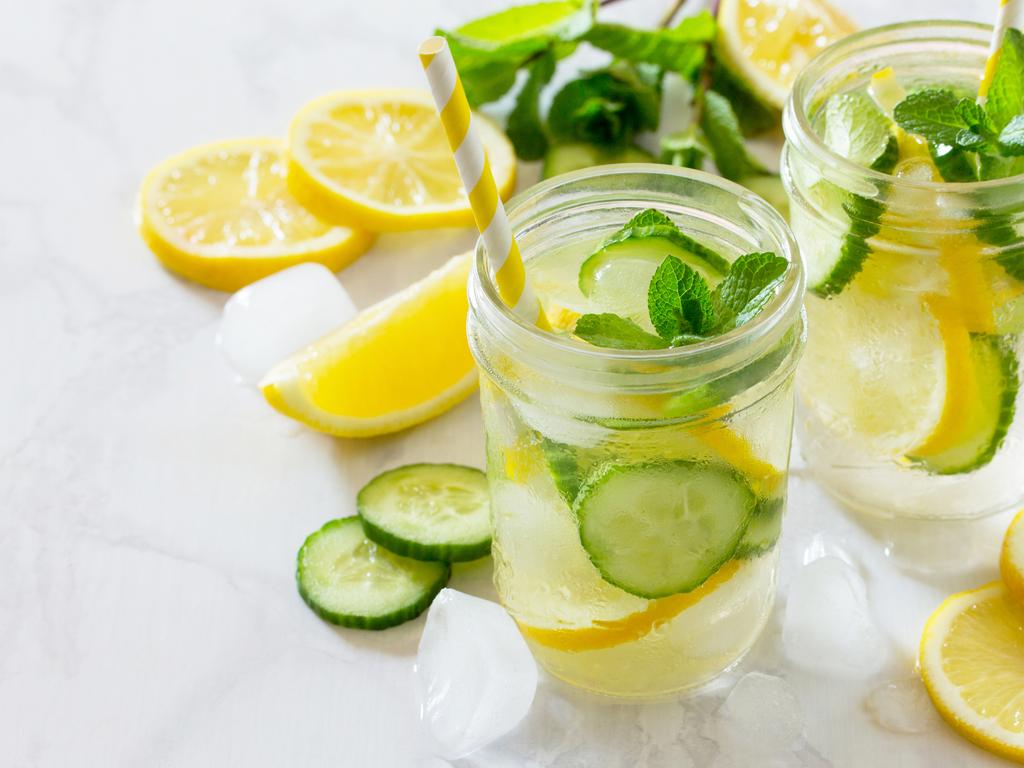 Skip the expensive vitamin waters and energy drinks, plain water is the best option. Picture: iStock