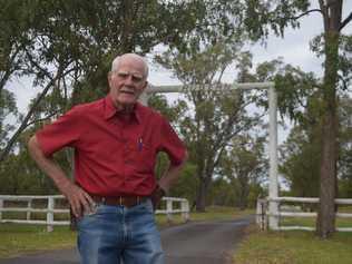 A MAN'S HOME IS HIS CASTLE: Longtime Chinchilla resident, Bernard Washington is concerned the council's decision will negatively impact his family's country lifestyle. . Picture: Kate McCormack