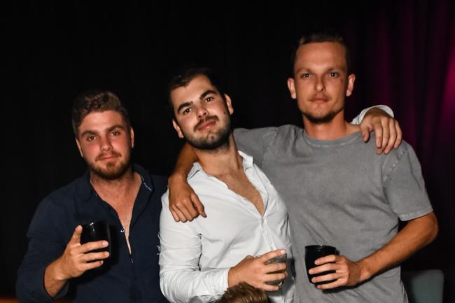 Cooper Patterson, Lachlan Heath, Lloyd Keegan and Jesse Johansson at Love Nightlife, Friday night