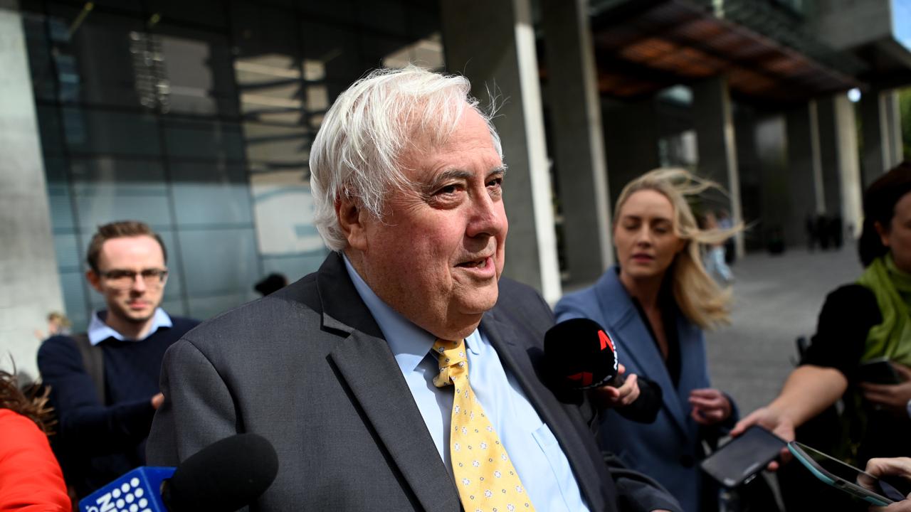 Businessman Clive Palmer says arguments against his proposed coal mine have been “emotive and misleading”. Picture: NCA NewsWire / Dan Peled