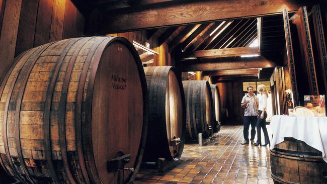 Brown Brothers’ winery in Milawa, Victoria. Picture: Tourism Victoria