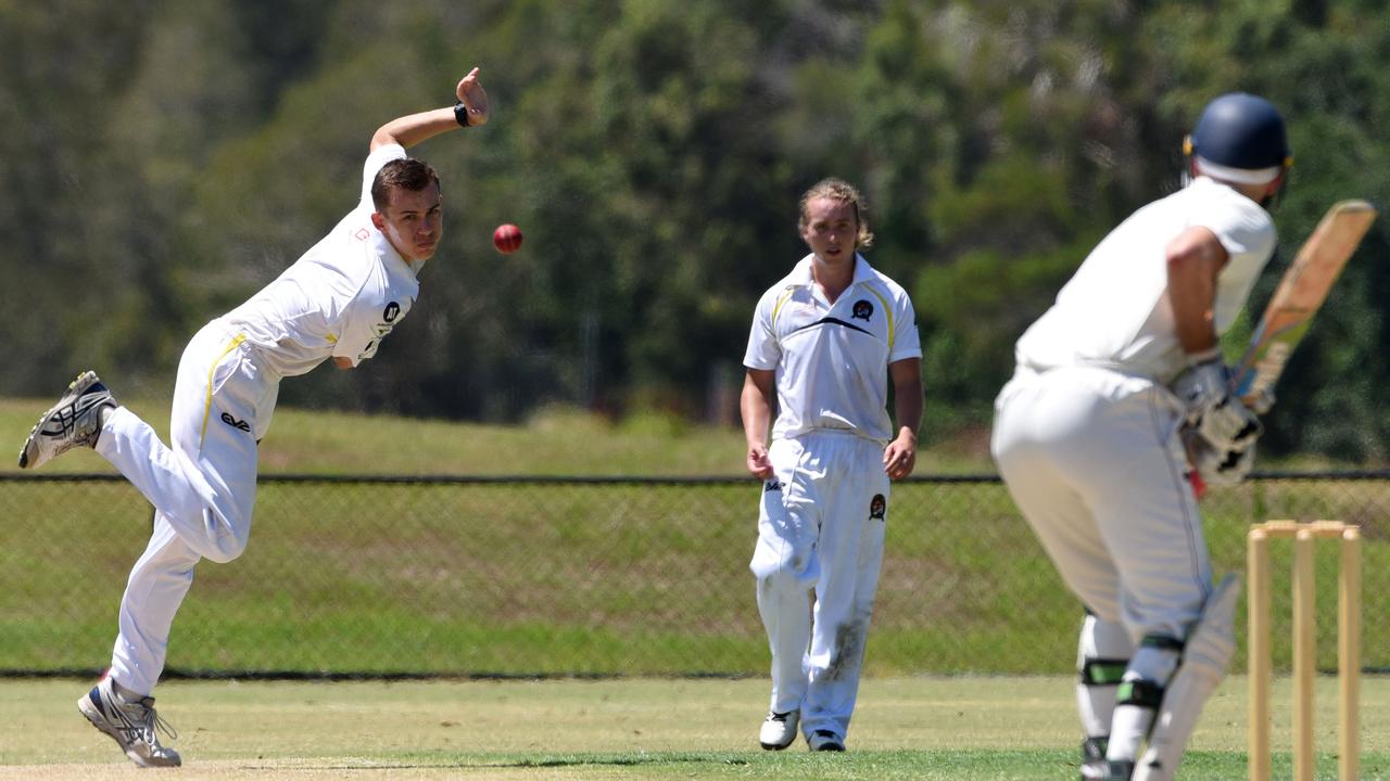 Southport bowler Mitchell Johnson. Picture: Steve Holland