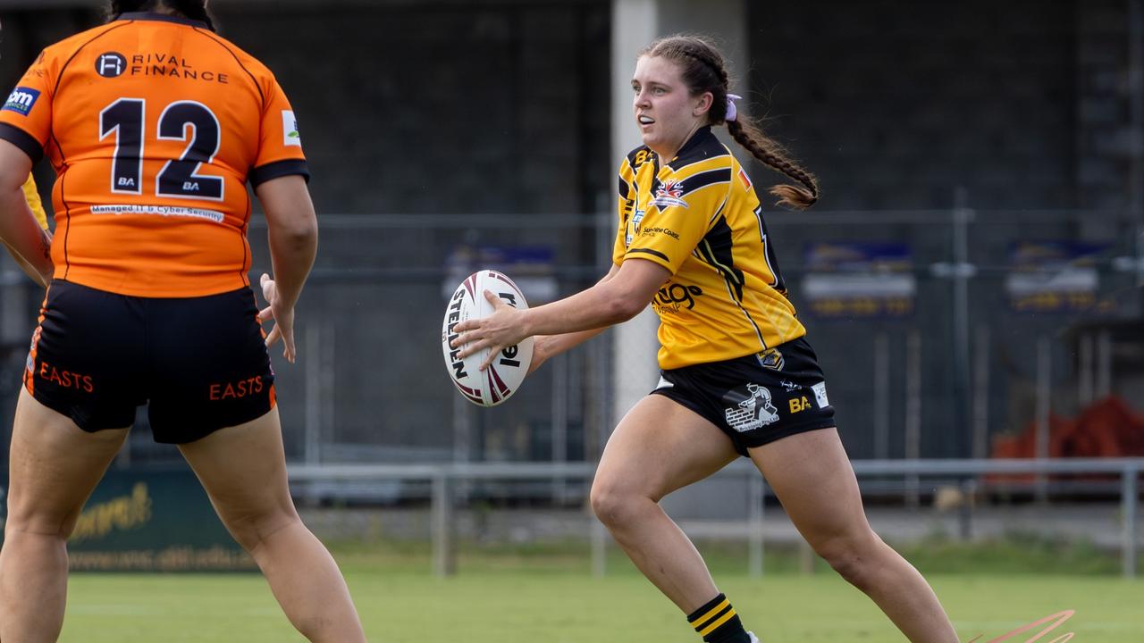 Sunshine Coast Falcons BMD player Jordan Jackson in action. Picture: Nicola Anne Photography.