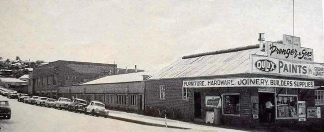 Prongers Hardware on the Corner of Nash and Monkland streets. Goldfields Plaza now occupies this block. Picture: Gympie, the real treasure is the