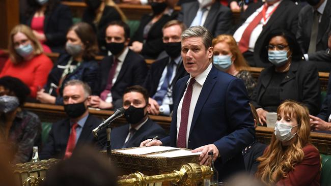 Keir Starmer on the floor of the Commons on December 15. Picture: AFP