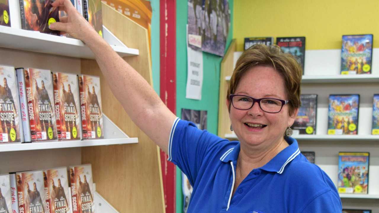 FRIENDLY FACE: Cathy Ward has owned Top Video in Murgon for 20 years. Picture: Matt Collins