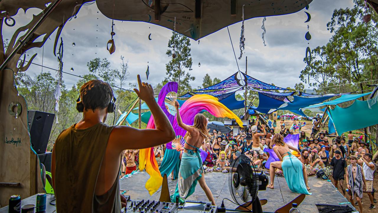 Art and music festival Initiation NYE hosted by Sundried Events has hit a snag in its plans for the festival to take place in the Southern Downs in 2024. Photo: Garlic Aeolan/Initiation NYE/Facebook